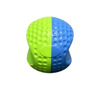 Pelota de entrenamiento de swing de golf, equipo de entrenamiento de posturas, potenciador de habilidades de swing para exteriores en campo de conducción, área de astillado, color verde
