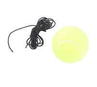 Pelota de entrenamiento de tenis Cuerda de goma de alta elasticidad Entrenador de tenis Pelota de práctica única para entrenamiento de tenis en solitario Amarillo limón 6 cm 86 g