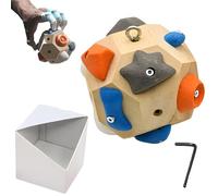 Pelota De Escalada 3D Hecha A Mano para Escaladores - Fuerza Y Precisión De Los Dedos del Tren - para Adultos Y Niños (11x11 cm)