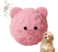 Pelota de felpa con pinchos para perro, 2026 con picos de TPR más suaves para limpieza de dientes, juguetes interactivos para perros, bola de juguete duradera y lavable para perros pequeños, medianos