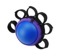Pelota de fuerza para dedos de 10 libras de resistencia para rehabilitación de manos, terapia ocupacional y entrenamiento diario de agarre con correa (E)