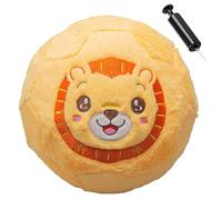 Pelota de fútbol en el salón - Pelotas rebotantes, juguetes educativos para | Bola inflable de peluche de mano con bomba, para niños y niñas, hogar, salón, dormitorio, entrada, escuela, va