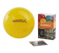Pelota de gimnasia PEZZI, amarilla, caja, 42 cm