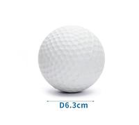 Pelota de Golf de gomaespuma, Ligera y Duradera, Ideal para Practicar en Interiores y Mejorar la técnica del Swing.