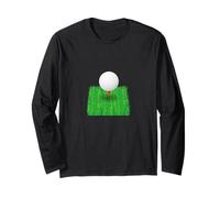 Pelota de Golf en tee en Hierba - Golfing Time Manga Larga