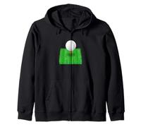Pelota de Golf en tee en Hierba - Golfing Time Sudadera con Capucha