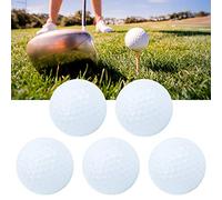 Pelota de golf flotante, 5 piezas Flotador de goma sintética Pelotas de golf de práctica Pelotas de golf de agua de resina sintética termoplástica para deportes en interiores y exteriores Accesorio de