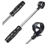 Pelota de golf Retriever, 6/9 pies de acero inoxidable, telescópica, bola de golf Retriever para agua, con pelota de golf, grabador para putter, accesorios de golf, regalos para golfistas, longitud (9