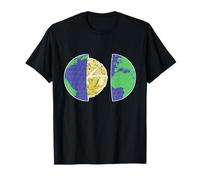 Pelota de golf Tierra con banda de goma en el centro Modelo Haskell Camiseta