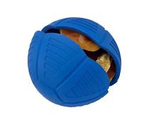 Pelota de golosinas para perros, juguete dispensador de golosinas, juego de para perros, juguete de enriquecimiento interactivo para cachorros, alimentador suave y lento para masticadores