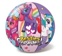 Pelota de goma con diseño de pony - 23 cm