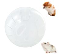 Pelota de Hámster, 14,5cm, Bola Hamster Comun, Transparente Juguete Bola de Hámster, Runball Hamster Plástico, Rueda para Ratas, Roedores, Jerbos, Mascota Pequeña (Blanco)