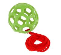 Pelota de heno, juguete de alimentación colgante para caballo, caballo, cabra, oveja, alivia el estrés, caballo (verde)