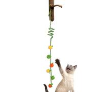 Pelota de Juego de Hierba gatera con cascabeles - Easy Cleanness - Juguete Extensible para Gatos aburridos, estimulación contra el aburrimiento y diversión | Multipropósito al Aire Libre