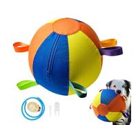 Pelota de juguete interactiva para perros con pestañas tumbadoras, pelotas para mascotas agresivas, para cachorros al aire libre, piscina acuática, juego de ejercicios para yardas, parque de Navidad