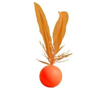 Pelota de juguete para gatos con - Pequeña bola de goma para gatos, pelota de juguete para gatos que muerde, pelota rebotante interactiva de goma elástica resistente a mordeduras para mascotas