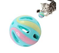 Pelota de juguete para gatos - Pelotas de juguete para gatos huecas y multiusos con campana | Cat Jingle Ball Pounce Sonajero Juguetee para pequeños y grandes de interior, enseña a tus gatoss