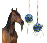 Pelota de juguete para heno de caballo, diseño geométrico hueco para alimentación lenta, bola de juguete de heno para caballos, cabras, ovejas, alivio del estrés