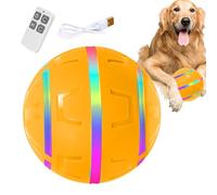 Pelota de juguete para perros, bola que rebota para perros, recargable por USB, con luces LED, vibración, movimiento automático, juegos de interior, suministros para mascotas para cachorros y gatos