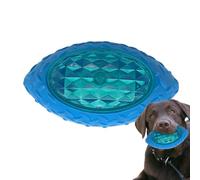 Pelota de juguete para perros, pelota de fútbol para perros, pelota masticable para perros, pelota de fútbol parpadeante para perros, juguete interactivo de goma para limpiar los dientes para perros m
