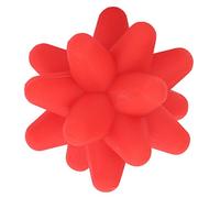 Pelota de Masaje con Pinchos, Ejercitador de Yoga de Mano, Portátil, Entrenador de Fuerza de Agarre de Dedos para Ancianos, Adultos Y Niños, para Piernas Traseras, Pies Y Manos, Masaje(Rojo)