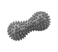 Pelota de masaje de cacahuete, bola de masaje para espalda, cuello, hombros, columna vertebral, piernas, caderas, yoga, fitness, relajación muscular, pelota de fascia (gris, 1 unidad)
