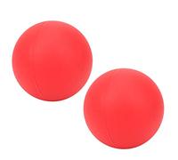 Pelota de masaje de gel, pelota de yoga, herramienta profesional de automasaje para del dolor, del estrés, terapia de puntos gatillo, pilates, yoga, fisioterapia, gel, 2 piezas, (Red)