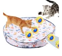 Pelota de para gatos que se enrolla rápidamente en la bolsa, interactivo de caza de gatitos, para esconderse y buscar, bolas interactivas para gatos de interior, gatitos