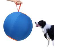 Pelota de Pastor para Perros, balón Inflable Resistente a Perforaciones para Instinto de rebaño, Juguete Interactivo con asa y Bomba, Juguetes Grandes para Perros pastores y Razas activas