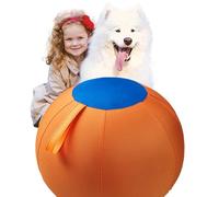 Pelota de Pastor para Perros, balón Inflable Resistente a Perforaciones para Instinto de rebaño, Juguete Interactivo con asa y Bomba, Juguetes Grandes para Perros pastores y Razas activas