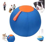 Pelota de pastoreo para perros, juguete extra grande de enriquecimiento para perros, bolas inflables duraderas resistentes al desgarro para ejercicio al aire libre, pelota gigante resistente a los