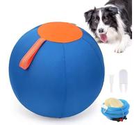 Pelota de pastoreo para perros, pelota gigante inflable duradera para ejercicio al aire libre, bolas gigantes Navea, juguete de enriquecimiento para perros, estimulación mental y empuje y juego (L)