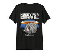 Pelota de Piel rodante Husky Camiseta Premium