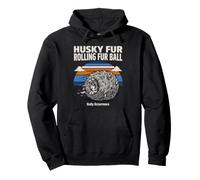Pelota de Piel rodante Husky Sudadera con Capucha