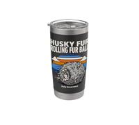 Pelota de piel rodante Husky Vaso térmico de acero inoxidable de doble pared