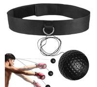 Pelota de reacción de boxeo, entrenador de diadema ajustable, equipo de coordinación de reflejos, equipo de ejercicio de fitness para viajes, dormitorio, herramienta de entrenamiento ligera para