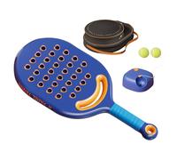 Pelota de rebote para entrenador de tenis, Entrenador de tenis - Rebote de entrenamiento en solitario para entrenamiento de tenis con cuerda - Cuerda elástica larga, equipo portátil para la práctica