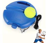 Pelota de Rebote para Entrenador de Tenis, Pelotas de Ejercicio de Entrenamiento Individuales con Base Duradera y cordón elástico, Equipo de práctica portátil para niños y Principia Base with 1 Balls