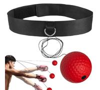 Pelota de Reflejo de Boxeo, Pelota de Boxeo con Diadema | Diadema React Ball Set para Entrenamiento Infantil Boxeo,Equipo de Entrenamiento para Principiantes Fitness Reflex Ball para Viajar, Gimnasio