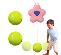 Pelota de reflejos de boxeo, pelota de rebote para pared de tenis, bola reflex ajustable en altura sin perforación, entrenador de tenis elástico para amigos de la familia, niños, Navidad, cumpleaños