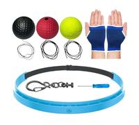 Pelota De Reflejos Juego De Reaccion Con Casco Ajustable