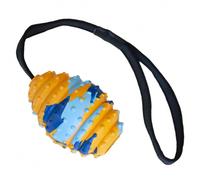 Pelota de rugby de goma con cuerda para perros - Duvo Plus - Tamaño: M