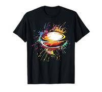 Pelota de rugby Splash Art Rugby Colorido Camiseta