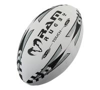 Pelota de rugby Touch Tag plateada, cosida a mano, 4 capas de polialgodón y laminado de goma, agarre Pro Grip para manejo, de Ram Rugby