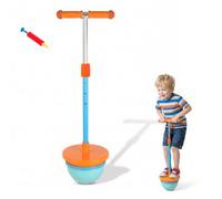 Pelota de saltar para niños de altura ajustable, 2 en 1 con mango, pelota Pogo Ball hasta 300 kg, para niños y adultos, juguete para exteriores a partir de 3, 4, 5, 6, 8 años, entrenamiento de