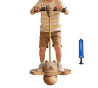 Pelota De Salto De Equilibrio Carpincho - Pelota De Salto De Dibujos Animados Para Niños | Pelotas Que Rebotan De Carpincho Antideslizante Con Mango Y Cilindro Inflable Para Niños (Sin Luz)