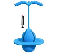 Pelota De Salto De Equilibrio, Pelotas Que Rebotan,Saltador Pogo con Mango Y Bomba De Bola Tabla De Equilibrio De Salto Antideslizante Desafío Divertido Juguetes De Rebote(Blue)