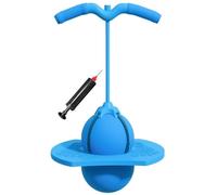 Pelota De Salto De Equilibrio, Pelotas Que Rebotan, Saltador Pogo con Mango Y Bomba De Bola Tabla De Equilibrio De Salto Antideslizante Desafío Divertido Juguetes De Rebote(Blue)