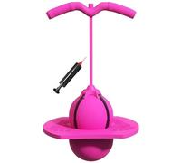 Pelota De Salto De Equilibrio, Pelotas Que Rebotan, Saltador Pogo con Mango Y Bomba De Bola Tabla De Equilibrio De Salto Antideslizante Desafío Divertido Juguetes De Rebote(Pink)