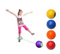 Pelota de salto de tobillo - Pelota de swing deportiva, Salto con una sola pierna Pelota de niños Juegos al aire libre Enérgico, Pelota de rebote para niños Pelota de pie Juguetes Pelota de columpio